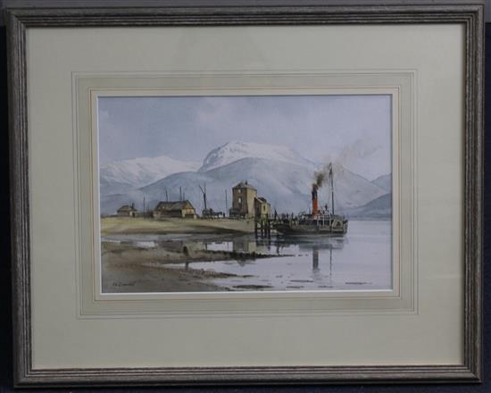 John L. Chapman (b.1946) Ben Nevis from Corpath, 9 x 13in.